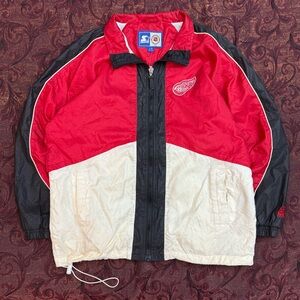 VTG Detroit Red Wings Starter Windbreaker